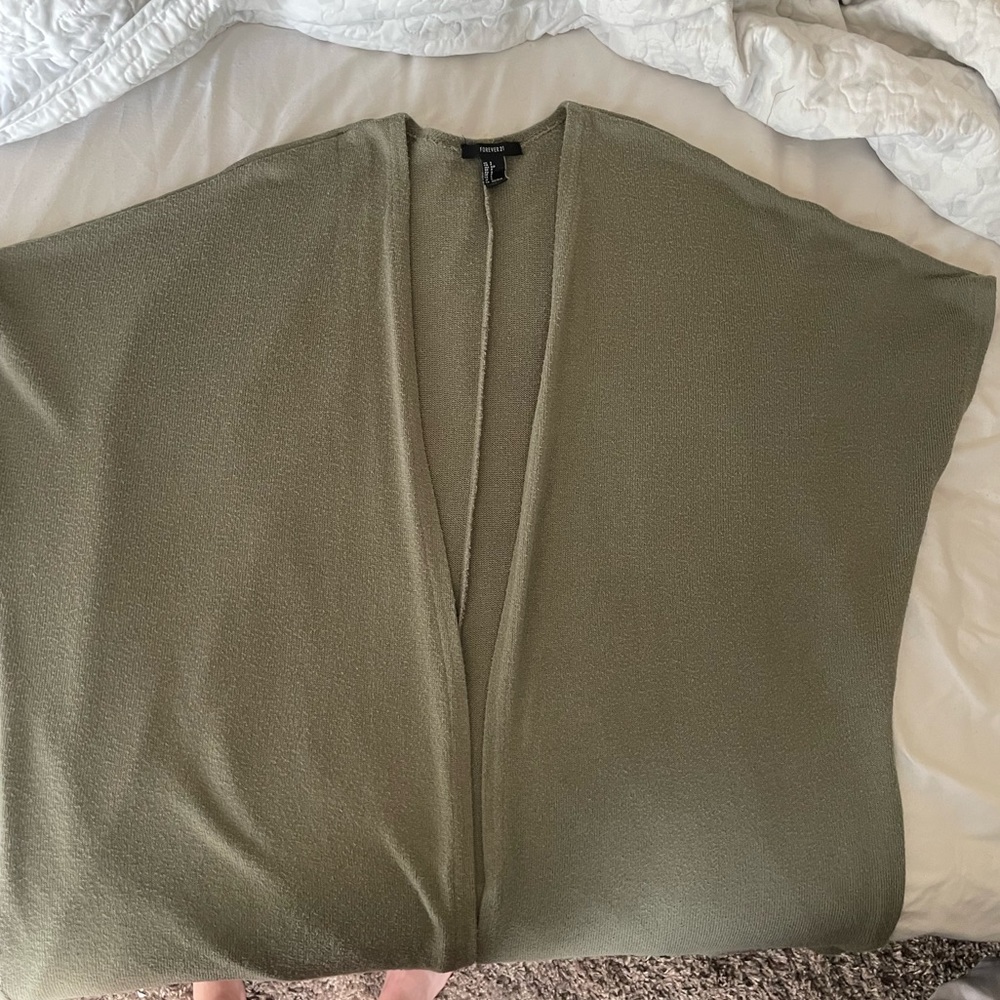 Forever 21 short sleeve cardigan